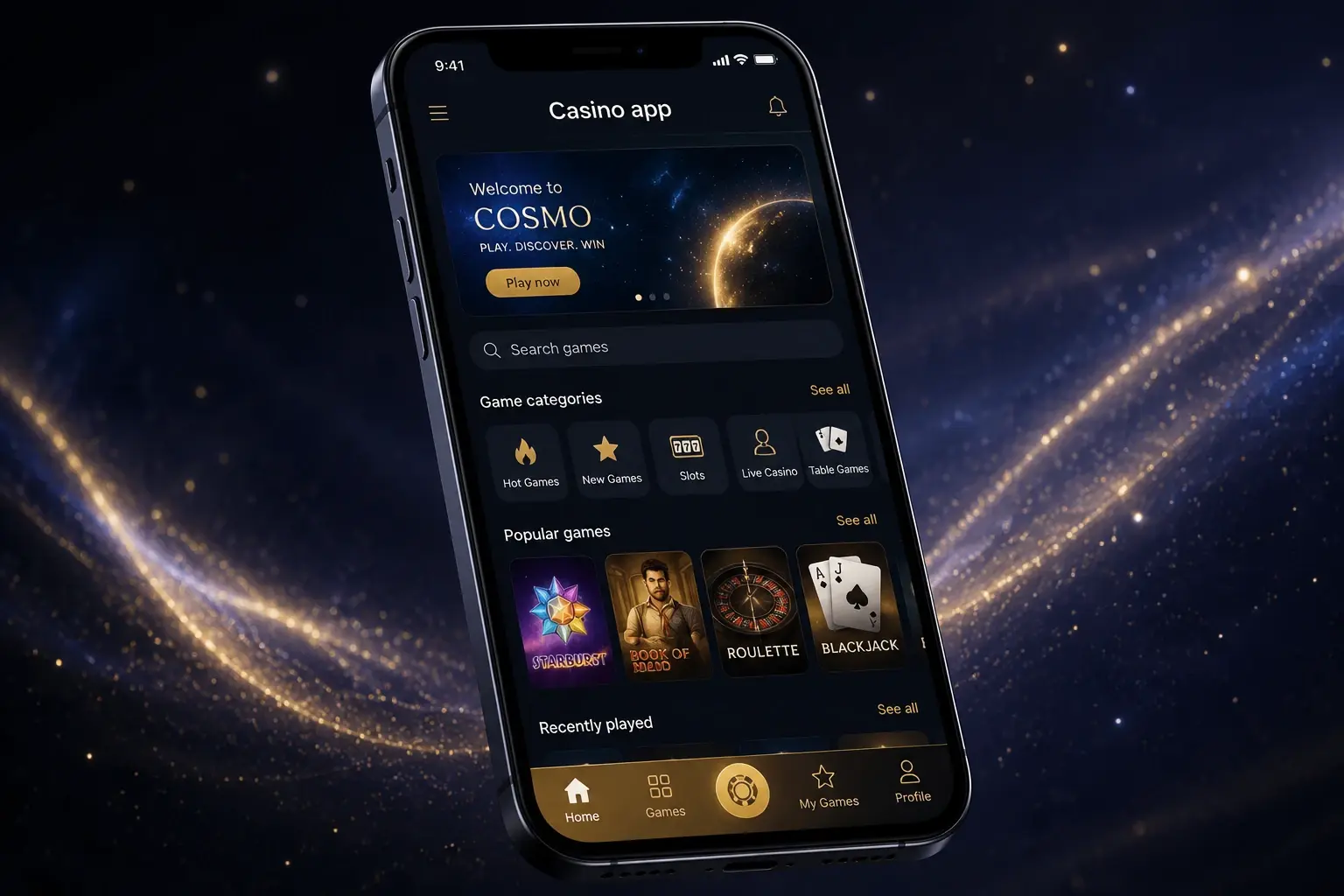 Cosmo Casino Android App and iOS App Support